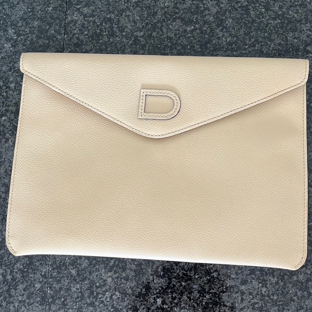 Delvaux clutch leather authentic